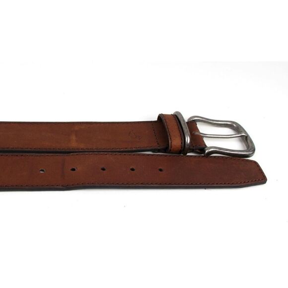 ALESBURY BROWN GENUINE LEATHER 1.5"Wd CASUAL DRESS MEN'S BELT Sz 44/110 (I11 - Picture 15 of 16